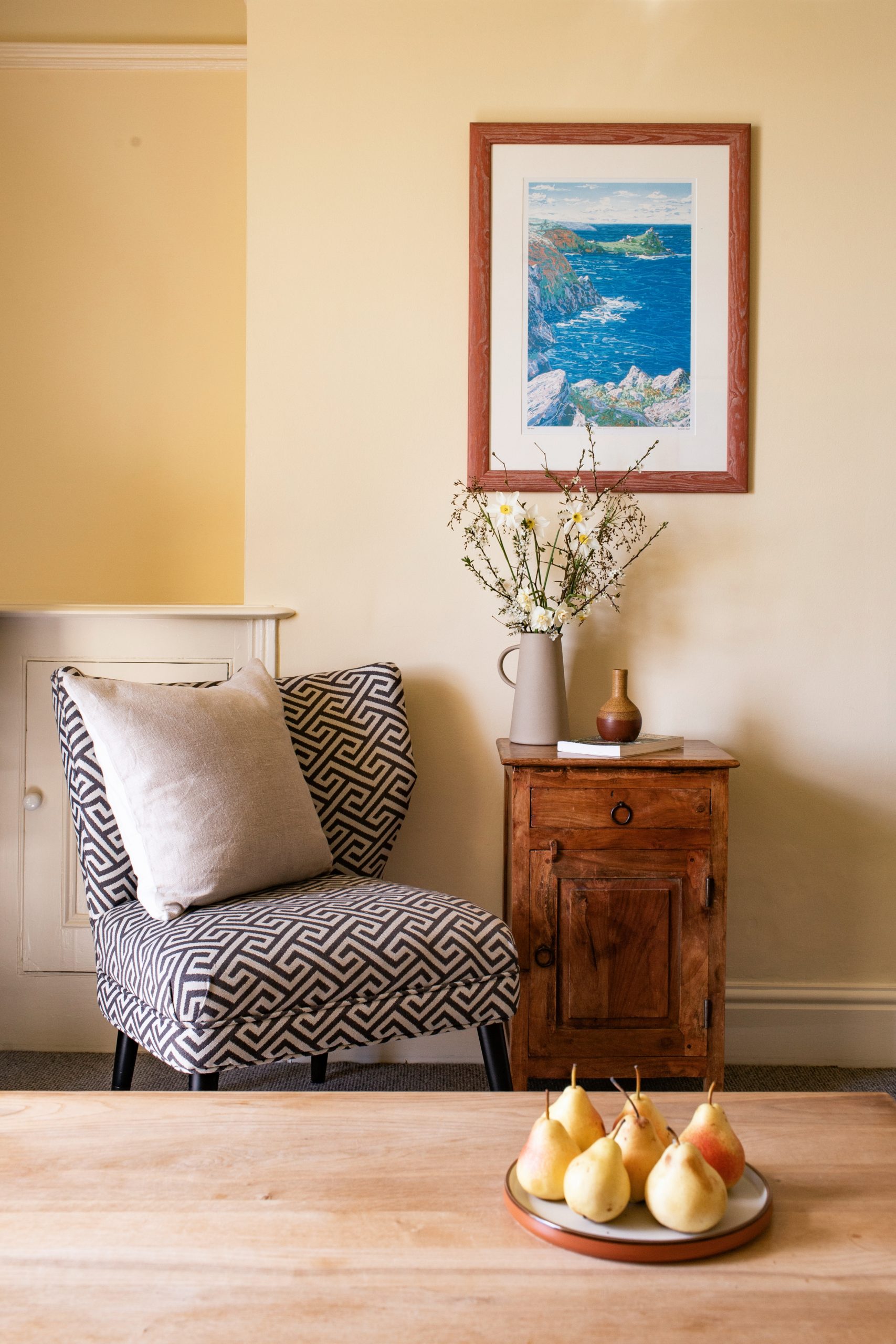 Living room detail, Bosistow Farmhouse